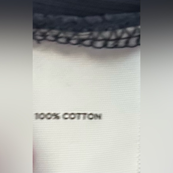 League Blue Ribbed Crewneck Sweatshirt with White Fire Island Logo - Picture 6 of 6